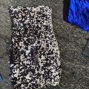 Strapless Sequin Party dress